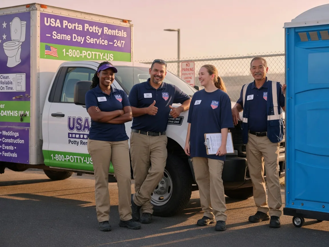 Porta Potty Rental company in Woodbridge, NJ
